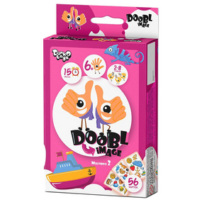 Развлекательная настольная игра "Doobl Image" DBI-02U на укр. языке Мультибокс2