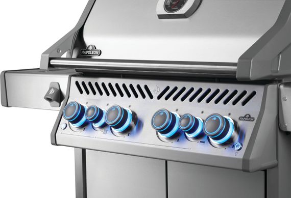 Газовий гриль Napoleon Rogue PRO-S 525 RSIB з бічним пальником Sizzle Zone і вертілем (69912)  нерж сталь RPS525RSIBPSS-2-UA Код: 012822 | Зображення 6