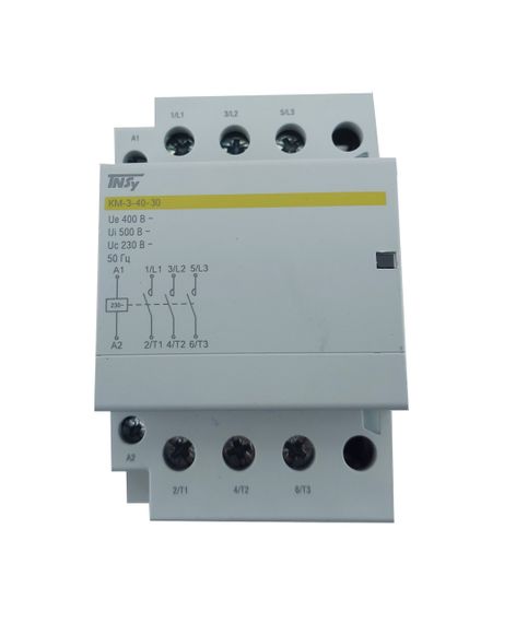 Контактор модульный КМ-3-40-30 40А 230AC 3NO 3р 3мод. Ny95503853 | Зображення 1