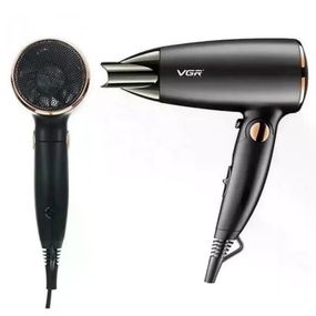 Дорожный складной фен VGR V-439 1600W • Компактный фен для сушки и укладки волос с холодным обдувом и насадкой-концентратором