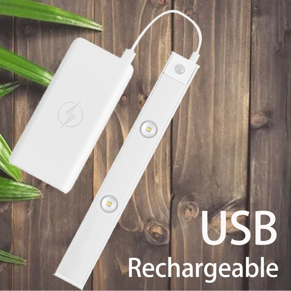 Світлодіодний нічник USB з датчиком руху , Білий | Зображення 2