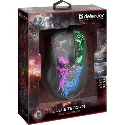 Мышка Defender Bulletstorm GM-928 USB Black (52928) | Зображення 6