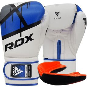 Боксерські рукавиці RDX F7 Ego Blue 12 унцій (капа в комплекті)