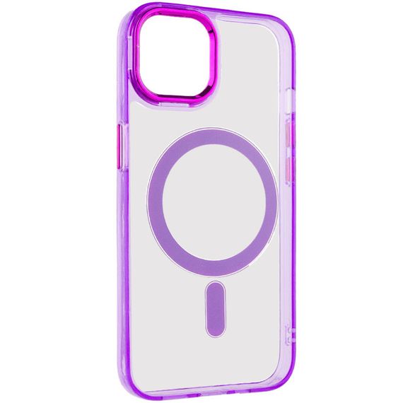 Чехол TPU Iris with MagSafe для Apple iPhone 12 Pro Max (6.7") Фиолетовый | Зображення 1