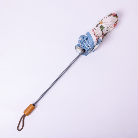 Парасолька механічна елегантна з принтом міцна надійна з поліестеру діаметр 99 см Синій HP-23-15BL | Зображення 2