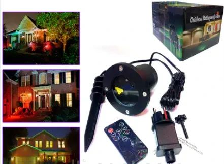 Лазерний зоряний вуличний проектор Star Shower Laser Light Projector | Зображення 2