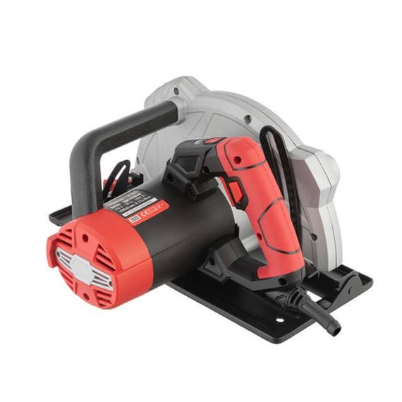 Пила дискова 2000 Вт, 5000 об/хв, кут 90-45, глибина розпилювання 85-56 мм, диск 235*30 мм, 40 зубів, лазер,1 | Зображення 3