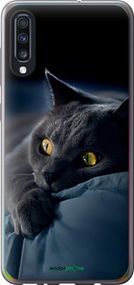 Чохол на Samsung Galaxy A70 2019 A705F Димчастий кіт "825u-1675-2448"