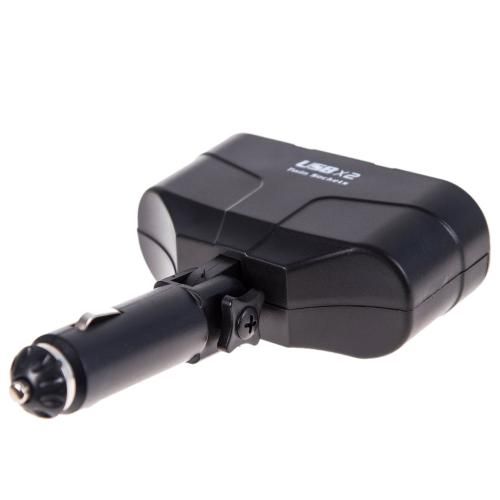 Подовжувач прикурювача VOIN 2 виходи+2USB 1500mA/запобіг (WF-0668/003) | Зображення 3