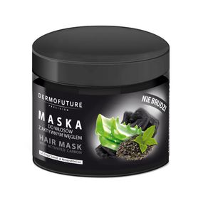 Маска DermoFuture для волос с активированным углем и белым чаем 300 г