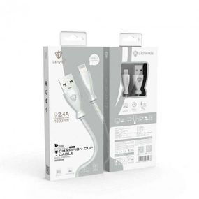 Кабель LENYES LC901 iPhone 1м 2.4 A