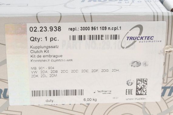 Комплект зчеплення Mercedes Benz Sprinter 2.2-2.7CDI -03 02.23.938 | Зображення 5