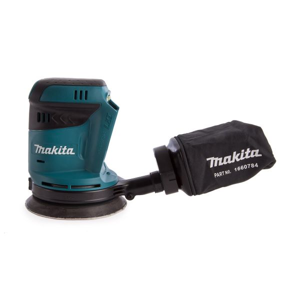 Шліфмашина ексцентрикова акумуляторна Makita DBO180Z (125 мм, 7000-1100 хв-1, LXT, без акумуляторів та зарядного пристрою) | Зображення 2