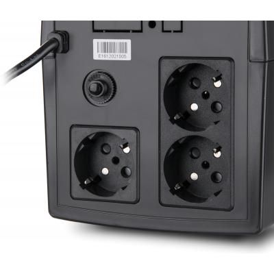 Пристрій безперебійного живлення Vinga LED 1200VA plastic case (VPE-1200P) | Зображення 4