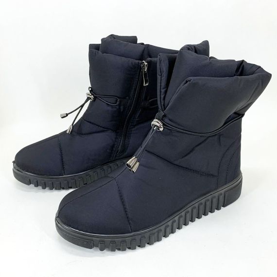 Черевики жіночі утеплені чорні 42р 27см, Утеплені валянки жіночі, Теплі бурки жіночі | Зображення 4