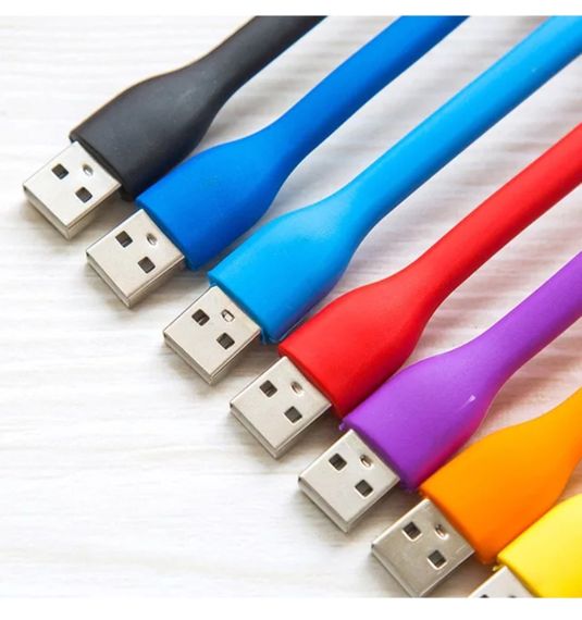 Ліхтарик USB гнучкий фіолетовий | Зображення 8