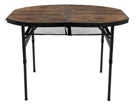 Стіл Bo-Camp Woodbine Oval 100x70 cm Black/Wood look (1404185) | Зображення 4