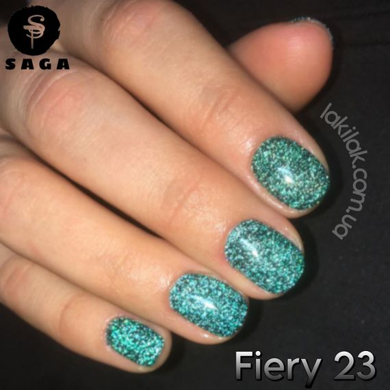 Світловідбиваючий гель-лак SAGA 23 Fiery 9мл | Зображення 3