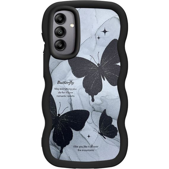 Чохол TPU Cloudy Pictures для Samsung Galaxy A25 5G Butterflies