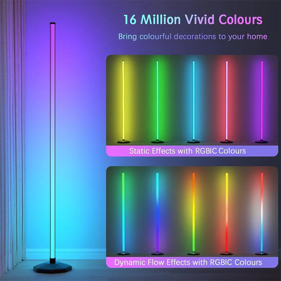 Розумна світлова панель SV RGB 122 см. з дистанційним керуванням через програму/пульт із синхронізацією музики (sv3381) | Зображення 4
