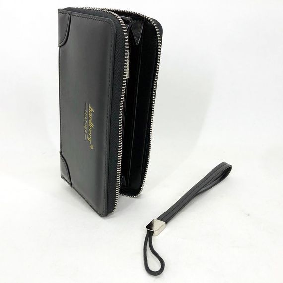 Гаманець для картки Baellerry, Клатч шкіряний чоловічий горизонтальний вертикальний ZI-11 | Зображення 4