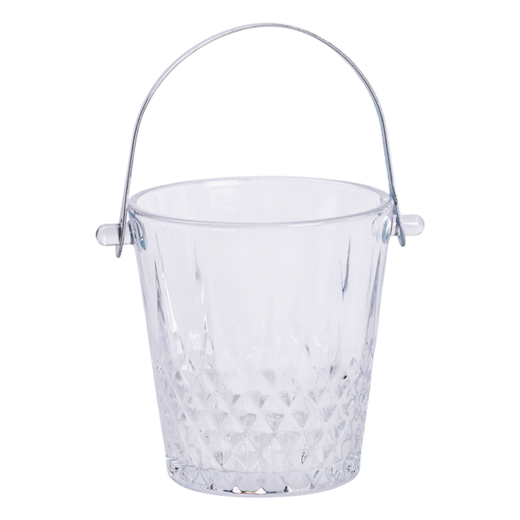 Ведерко для льда стеклянное 1 л с металлическими щипцами HP-19-21GLASS | Зображення 5