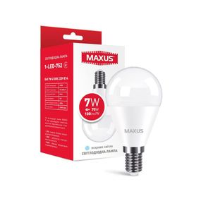Лампа світлодіодна G45 7W 4100K 220V E14