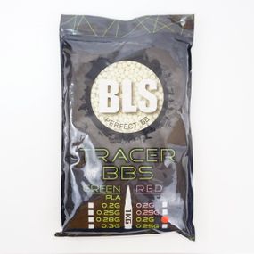 Кульки для страйкболу BLS 0.20 1кг трасерні - 5000 шт (зелені)