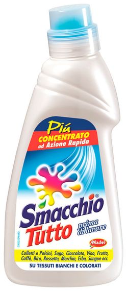Пятновыводитель для белых и цветных вещей со щеточкой 400 мл Smacchio Tutto prima concentr 8002295032423