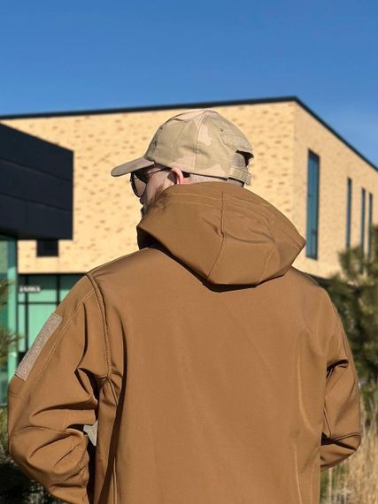 Військова куртка на флісі Soft Shell Military койот | Зображення 8