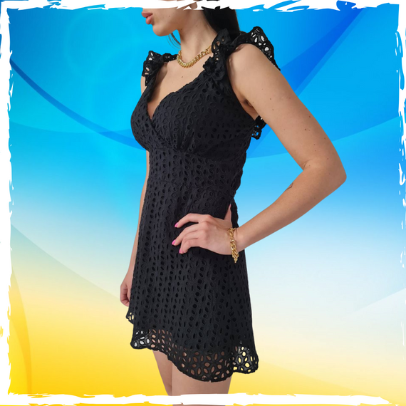 Жіноча сукня чорна Bon Bon. Сукня універсальна. S | Зображення 2