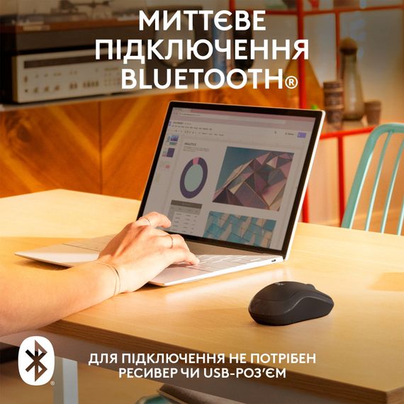Миша Logitech M240 Silent Bluetooth Graphite | Зображення 2