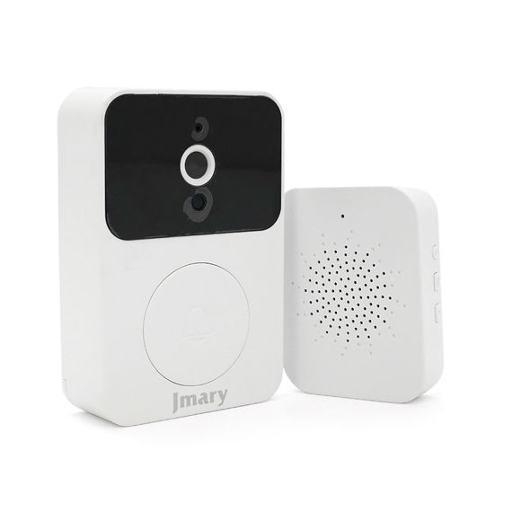 Бездротовий відеодзвінок Jmary MF-5 з Wi-Fi, вбудований акумулятор 800mAh, White
