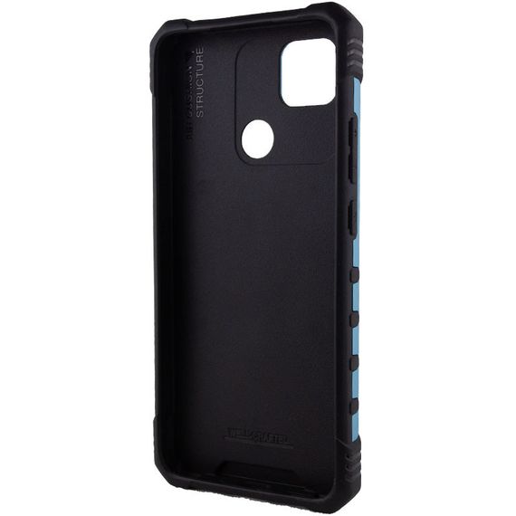 Ударопрочный чехол Pathfinder Ring для Xiaomi Redmi 9C / 10A TPU+PC, Кольцо-держатель, Голубой / Light Blue | Зображення 2