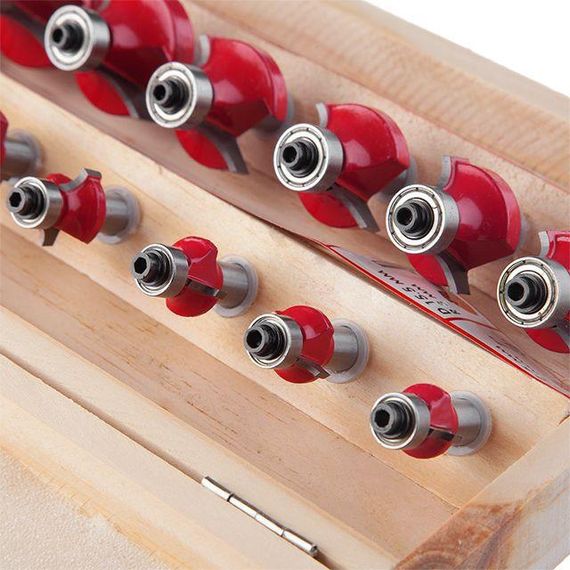 Набір фрез калювальних, 12 од. INTERTOOL HT-0077 | Зображення 5