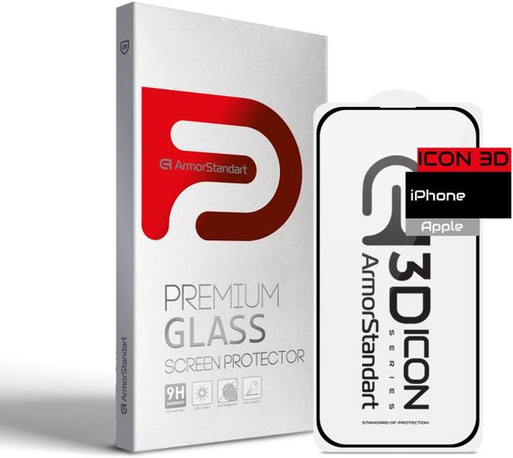 Захисне скло ArmorStandart Icon 3D для Apple iPhone 16