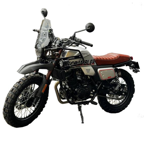 Мотоцикл Scrambler FT300-F6P Forte Серый