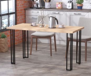 Стол обеденный Loft Design Сквер дуб борас