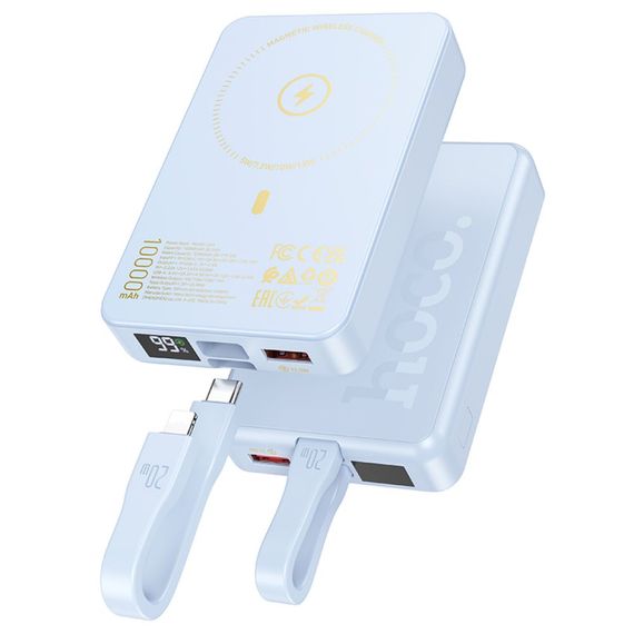 Power Bank Hoco Q24 Elegant 10000mAh з швидкою зарядкою 22.5W+PD20W та магнітним кабелем (47003-Q24 Elegant_758) | Зображення 2
