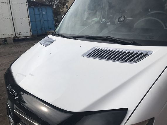 Накладка на охолодження (2 шт., ABS) для Mercedes Sprinter 2006-2018 рр | Зображення 3