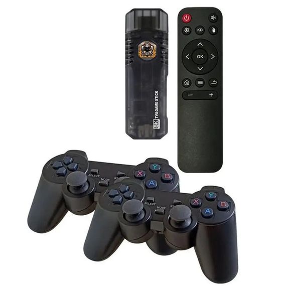 Игровая приставка Game Stick + Android TV 8k Ultra HD 64gb Black