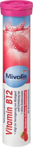"Вітамін В12" Вітаміни Міволіс водорозчинні (без цукру) Mivolis