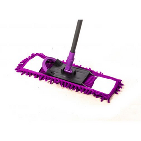 Швабра мікрофібра-локшина 40см метал.кий 125см 8106 ФIОЛЕТ фіолетовий МАКСУС+