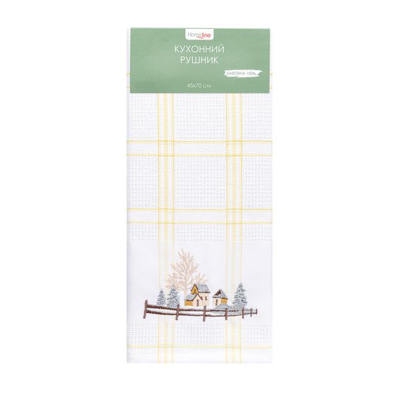 Рушник Home Line 65010 Туреччина 45x70  Бавовна Жовтий