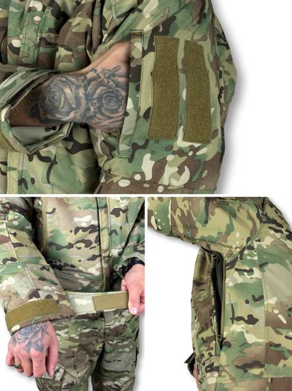 Зимова Вітровологозахисна куртка Raptor Tac «Альфа Лайт» Мультикам 52/4 | Зображення 7