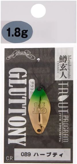 Блешня Nories Masukurouto Gluttony 28mm 1.8g #089 Блешня рибальська Блешня оберталка | Зображення 1