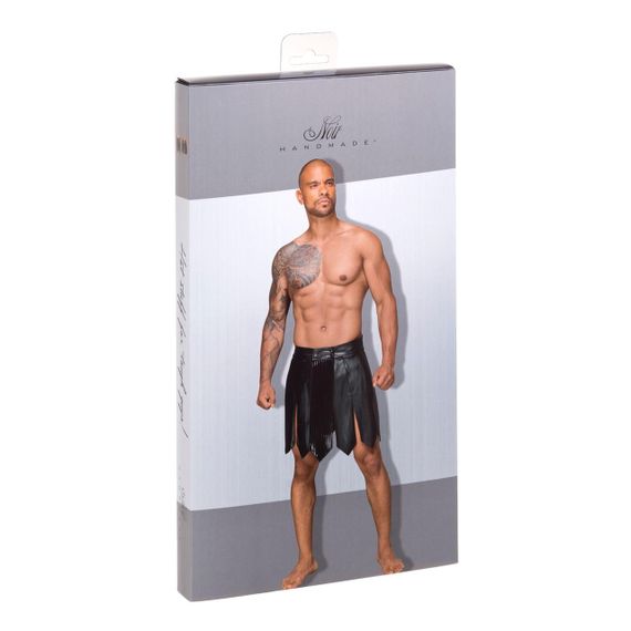 Чоловіча спідниця гладіатора Noir Handmade H053 Eco leather men's gladiator skirt, XL, екошкіра Sex Aura | Зображення 4