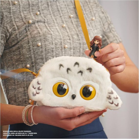 Интерактивная сумочка сова Букля Оригинал Wizarding World Harry Potter Hedwig Purse Pets | Зображення 8