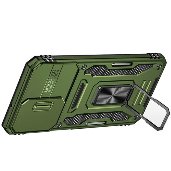 Ударопрочный чехол Camshield Army Ring для Samsung Galaxy A24 4G Оливковый / Army Green | Зображення 3