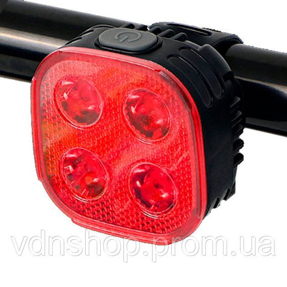 Ліхтар задній вело FY-328, Відбивач світла на велосипед, Стоп-сигнал-поворот велосипедний в зборі BJ-39